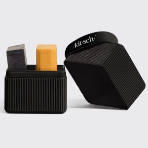 2-Compartment Travel Case - Black